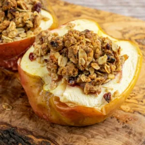Healthy baked apples