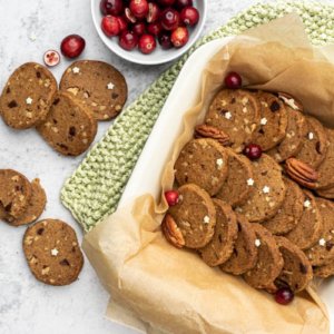 Shortbread cookies in a box