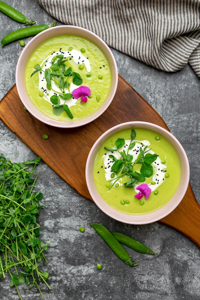 Easy green pea soup | healthy recipe | Good Balanced Food