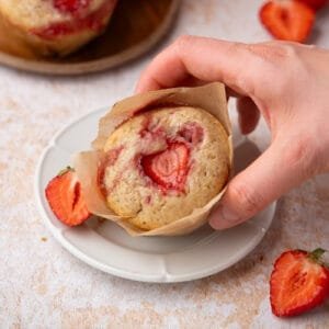 Muffiny z truskawkami