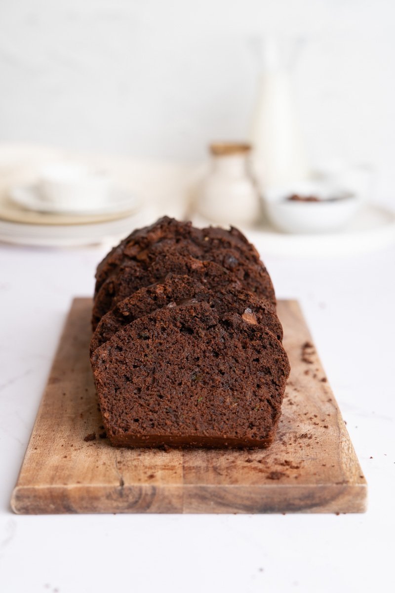 Chocolate courgette cake