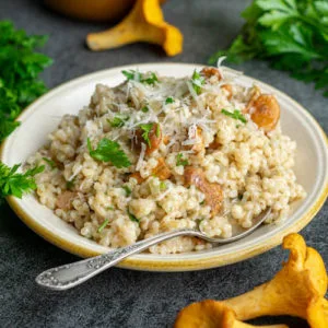 Kaszotto z kurkami