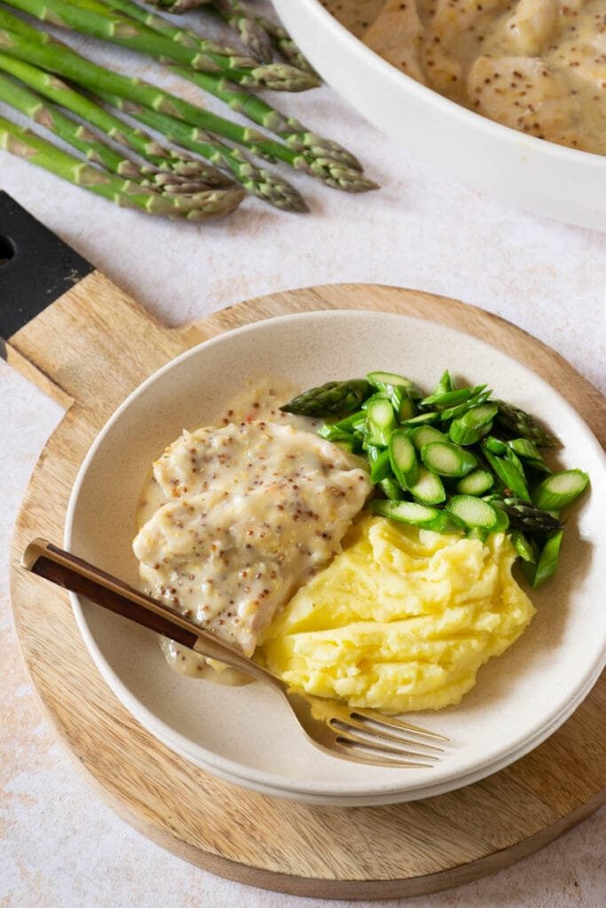 Chicken in mustard sauce | Oven-baked