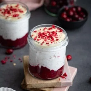 nocna owsianka proteinowa