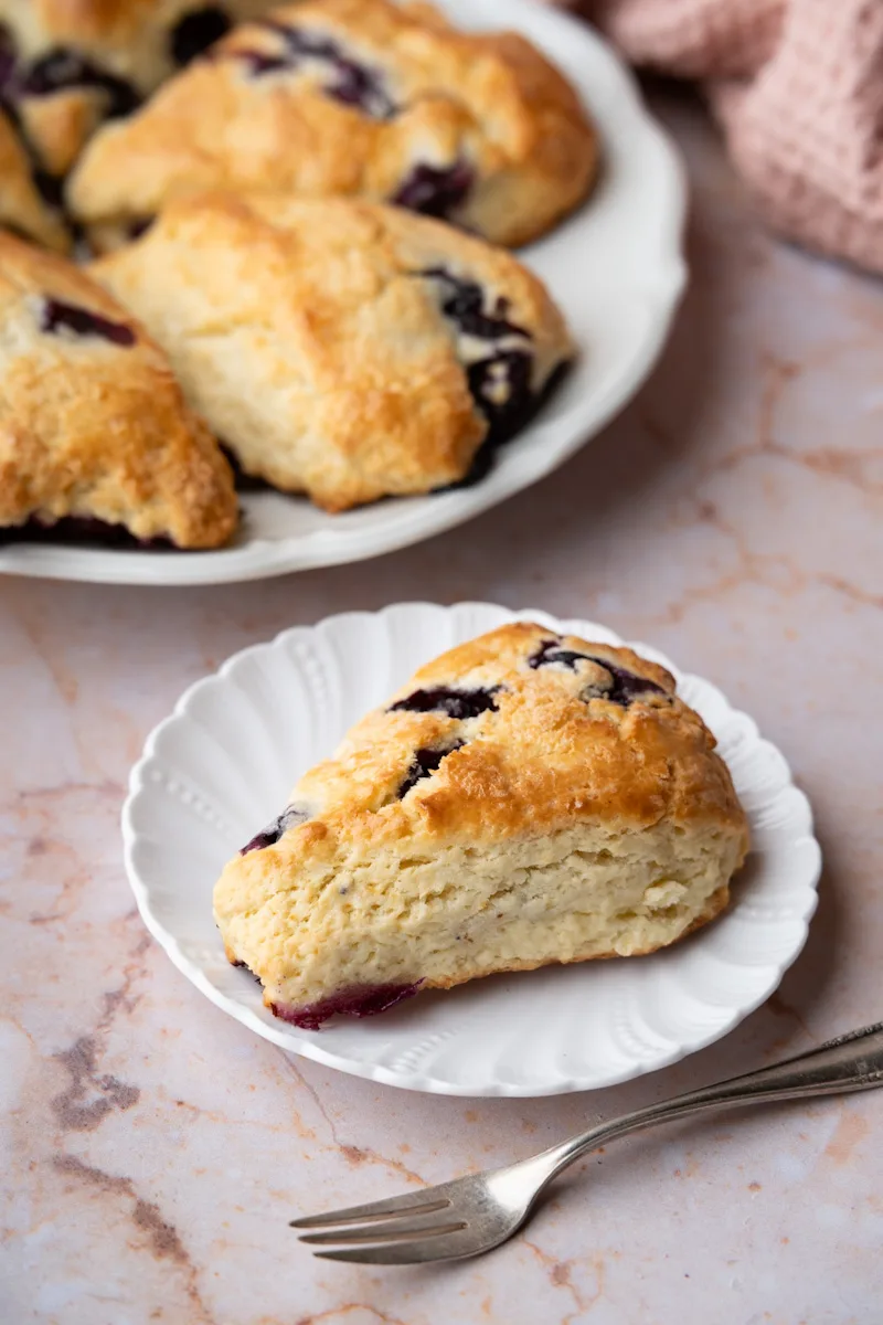 scones z borówkami, scones przepis