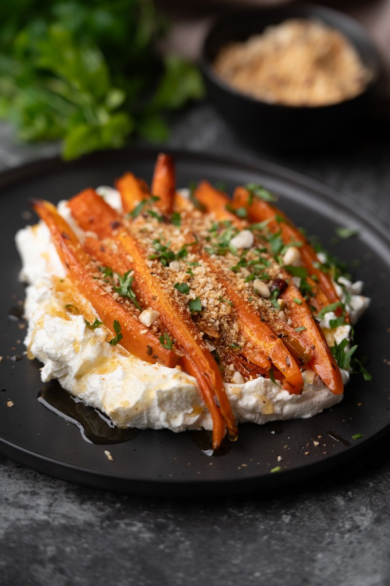 Pieczone marchewki w miodzie